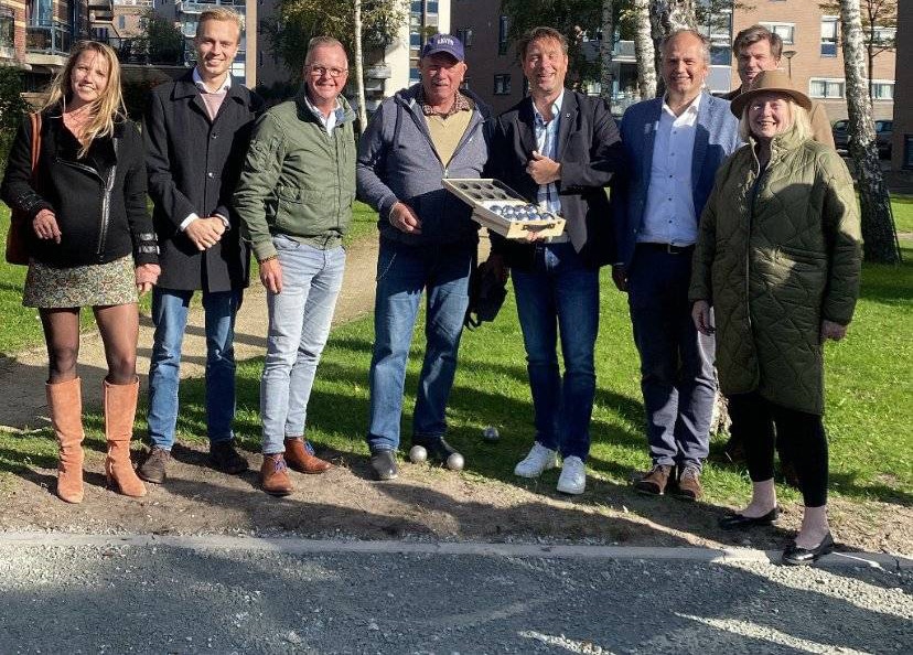 Zaandriehoek krijgt jeu de boules baan voor de omwonenden